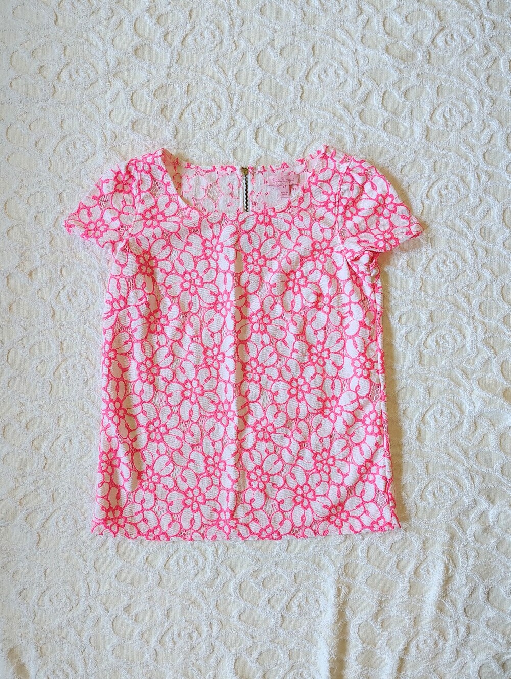 Lilly Pulitzer Vintage Eyelet Top XS Xsmall
